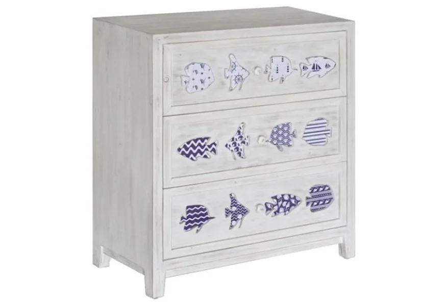 Accent Furniture 3 Drawer Accent Chest by Crestview Collection at Esprit Decor Home Furnishings